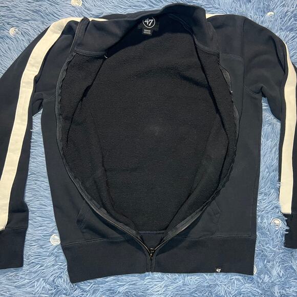 47 Brand MLB Boston Red Sox Full Zip Sweater Size Medium Mens Baseball Sports - Picture 5 of 13